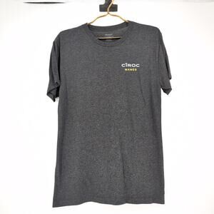 Ciroc Mango Dark Distressed Gray/Grey Crewneck Men's T-shirt/Tee - Size M - GUC